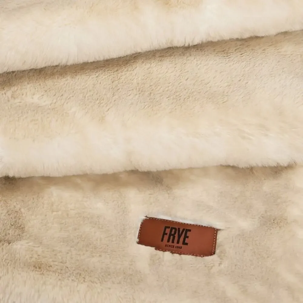 FRYE Luxe Faux Fur Throw 70”x60”